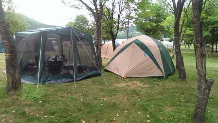 かなやま湖畔キャンプ場