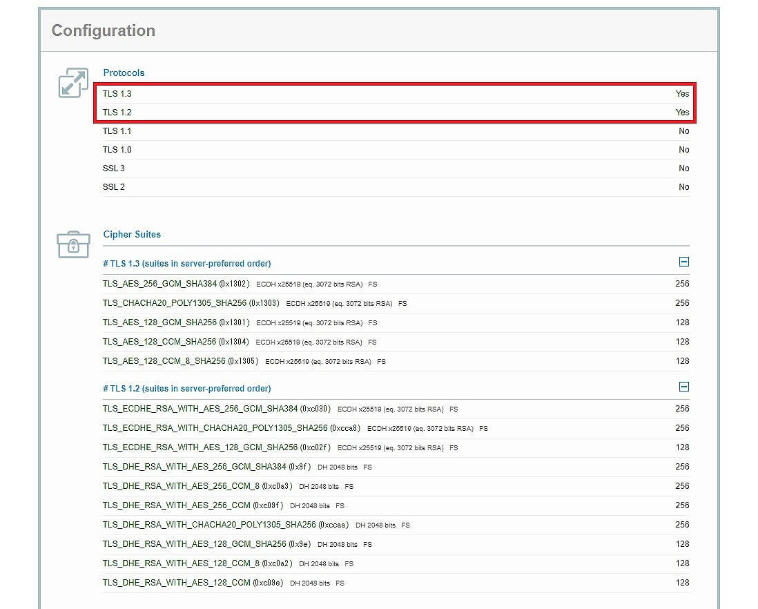 CentOS7のTLS1.3対応とApacheへの適用 | MARU's Blog